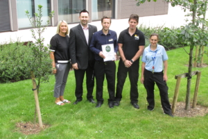 Residential Services accepting the Green Tourism Award
