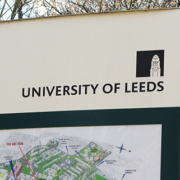 University of Leeds Sign