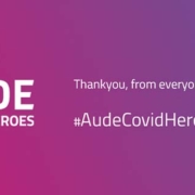 AUDE Covid Heroes banner
