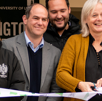 Students and staff open Bodington Football Hub