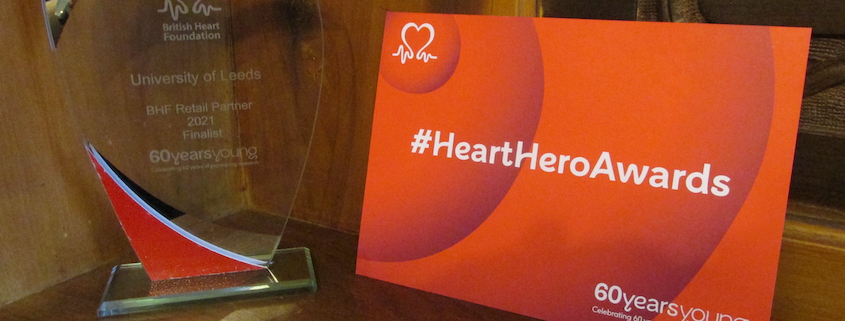University of Leeds BHF Retail Partner 2021 finalist #HeartHeroAwards