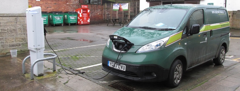 Electric vehicle at Devonshire Hall