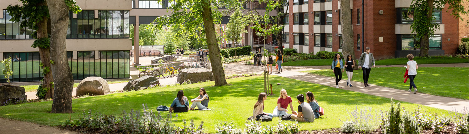 Students on campus